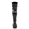 DemoniaCult - EMILY375 Overknee boots - Black Product image